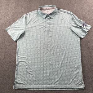 Scales Polo Shirt Adult Large Green Short Sleeve PGA Golf Golfing Casual Men's